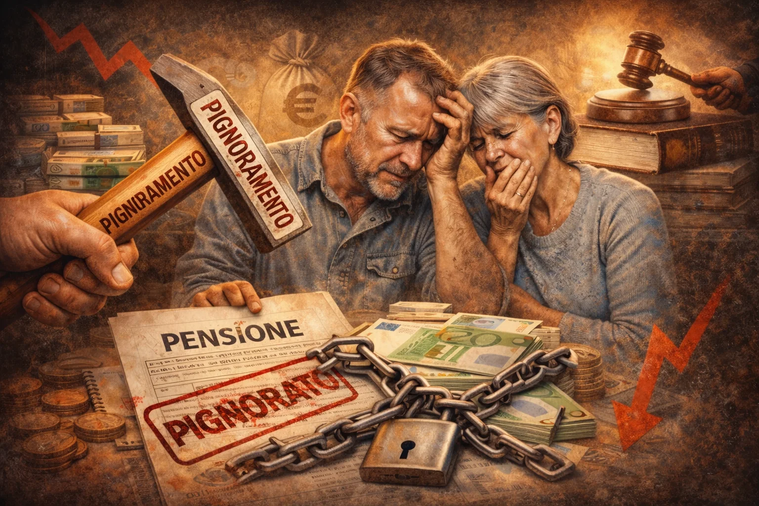 Si può pignorare la pensione: tutele e limiti di legge per i pensionati